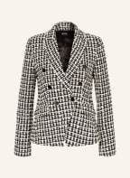 SLY 010 Tweed-Blazer ARIA, Farbe: WEISS/ SCHWARZ (Bild 1)