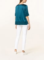 (THE MERCER) N.Y. Blusenshirt aus Seide, Farbe: PETROL (Bild 1)
