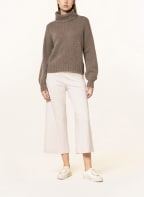 SEDUCTIVE 7/8 pants IRMA in jogger style, Color: CREAM (Image 1)