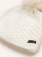 norton Beanie with faux fur, Color: WHITE (Image 1)