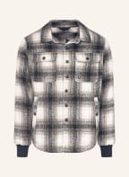 TRUE RELIGION Overshirt, Color: BLACK/ WHITE/ CREAM (Image 1)