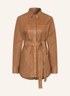 handstich Leder-Overjacket, Farbe: COGNAC (Bild 1)