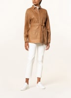 handstich Leder-Overjacket, Farbe: COGNAC (Bild 1)