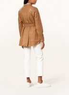 handstich Leder-Overjacket, Farbe: COGNAC (Bild 1)