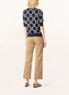 GUCCI Kurzarm-Pullover, Farbe: DUNKELBLAU (Bild 1)