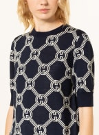 GUCCI Kurzarm-Pullover, Farbe: DUNKELBLAU (Bild 1)