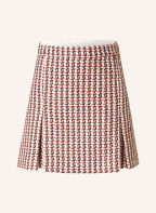GUCCI Tweed-Rock SYLVIE mit Glitzergarn , Farbe: 9376 Ivory/Red/MC (Bild 1)