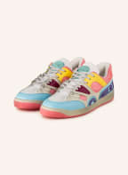 GUCCI Sneaker BASKET, Farbe: CREME/ HELLBLAU/ GELB (Bild 1)
