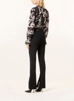 DOLCE & GABBANA Schluppenbluse, Farbe: SCHWARZ/ WEISS/ HELLGRAU (Bild 1)