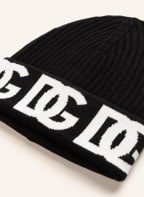 DOLCE & GABBANA Cashmere hat, Color: BLACK/ WHITE (Image 1)