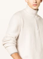 BOSS Half-zip sweater LINUS , Color: CREAM (Image 1)
