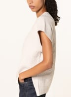 LUISA CERANO Sweater vest, Color: CREAM (Image 1)