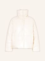 Nanushka Steppjacke HIDE in Lederoptik, Farbe: CREME (Bild 1)