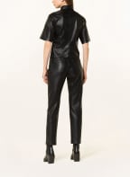 Nanushka Hemdbluse SABINE in Lederoptik, Farbe: SCHWARZ (Bild 1)