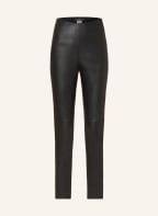 WEEKEND MaxMara Lederhose STRILLO, Farbe: SCHWARZ (Bild 1)