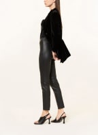 WEEKEND MaxMara Lederhose STRILLO, Farbe: SCHWARZ (Bild 1)
