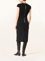 Max Mara Sheath dress GANGE with tuxedo stripes, Color: BLACK (Image 1)