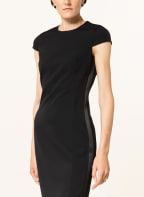Max Mara Sheath dress GANGE with tuxedo stripes, Color: BLACK (Image 1)