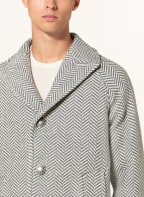windsor. Wool coat RIVOLTA, Color: WHITE/ GRAY (Image 1)