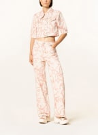 GANNI Cropped-Jeansjacke, Farbe: ECRU (Bild 1)