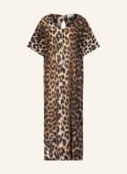GANNI Kleid , Farbe: DUNKELBRAUN/ BRAUN/ BEIGE (Bild 1)