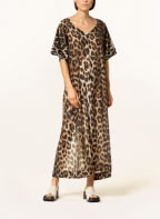 GANNI Kleid , Farbe: DUNKELBRAUN/ BRAUN/ BEIGE (Bild 1)