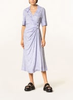 GANNI Dress in wrap look, Color: LIGHT PURPLE (Image 1)