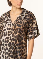 GANNI Blusenshirt , Farbe: DUNKELBRAUN/ BRAUN/ BEIGE (Bild 1)