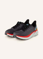 HOKA Laufschuhe CLIFTON 8, Farbe: GRAU/ ROT/ ORANGE (Bild 1)