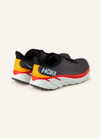 HOKA Laufschuhe CLIFTON 8, Farbe: GRAU/ ROT/ ORANGE (Bild 1)