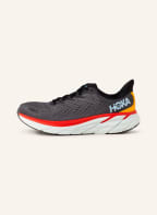 HOKA Laufschuhe CLIFTON 8, Farbe: GRAU/ ROT/ ORANGE (Bild 1)