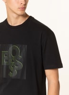 BOSS T-shirt TIREXED, Color: BLACK/ NEON GREEN (Image 1)