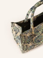 ANOKHI Shopper BOOK, Farbe: ECRU/ HELLGRÜN/ DUNKELBLAU (Bild 1)