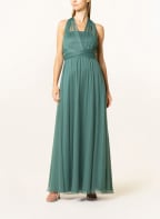 SWING Evening dress with glitter thread , Color: DARK GREEN (Image 1)