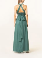 SWING Evening dress with glitter thread , Color: DARK GREEN (Image 1)