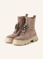 NO CLAIM Biker Boots DANA 6 mit Schmucksteinen , Farbe: TAUPE (Bild 1)