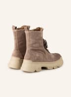 NO CLAIM Biker Boots DANA 6 mit Schmucksteinen , Farbe: TAUPE (Bild 1)