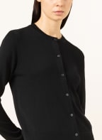 BOSS Strickjacke FADENASIS aus Merinowolle, Farbe: SCHWARZ (Bild 1)