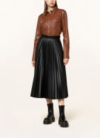 BOSS Overshirt BADENA in leather look, Color: BROWN (Image 1)