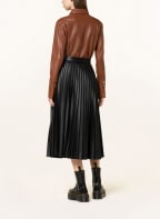 BOSS Overshirt BADENA in leather look, Color: BROWN (Image 1)