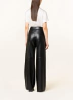 HUGO Pants HEREDE in leather look , Color: BLACK (Image 1)