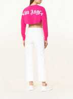 Palm Angels Cropped long sleeve shirt, Color: FUCHSIA (Image 1)