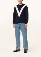 VALENTINO Sweater , Color: DARK BLUE/ ECRU (Image 1)