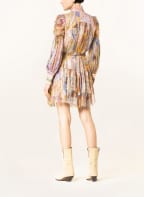 ZIMMERMANN Silk dress KALEIDOSCOPE with glitter thread, Color: LIGHT PINK/ DARK PURPLE/ LIGHT BLUE (Image 1)