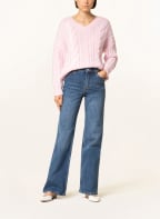 BAUM UND PFERDGARTEN Flared jeans NOVELLE, Color: C7774 WASHED BLUE (Image 1)