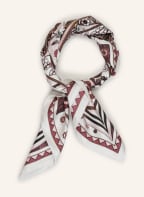 Salvatore Ferragamo Seidentuch, Farbe: CREME/ FUCHSIA/ BRAUN (Bild 1)