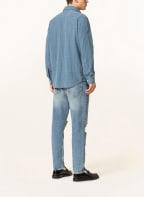POLO RALPH LAUREN Hemd Classic Fit mit Leinen, Farbe: BLAU/ CREME (Bild 1)