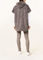 lilienfels Kunstpelz-Cape, Farbe: TAUPE (Bild 1)