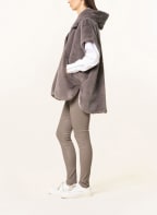 lilienfels Kunstpelz-Cape, Farbe: TAUPE (Bild 1)