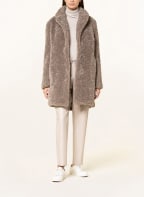 lilienfels Teddyfell-Mantel, Farbe: GRAU (Bild 1)